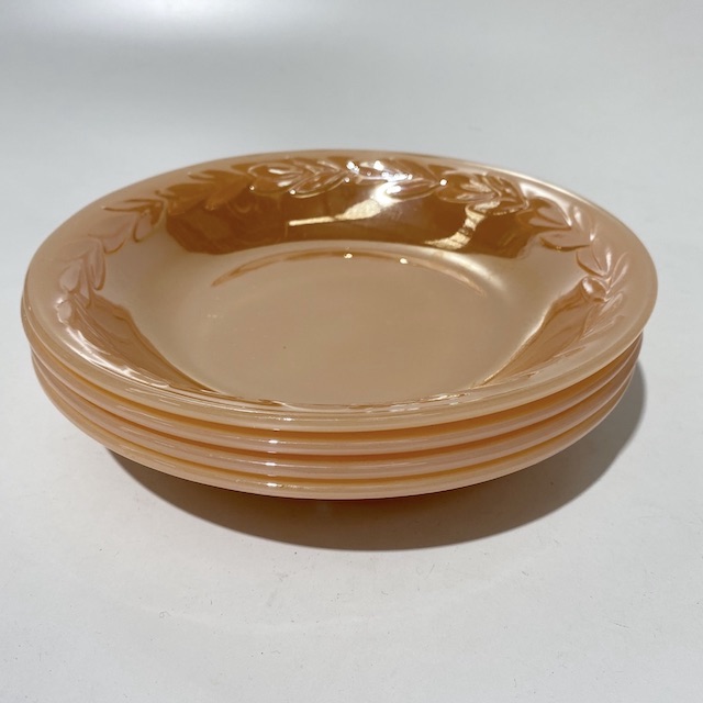 BOWL, 1960s Peach Lustre